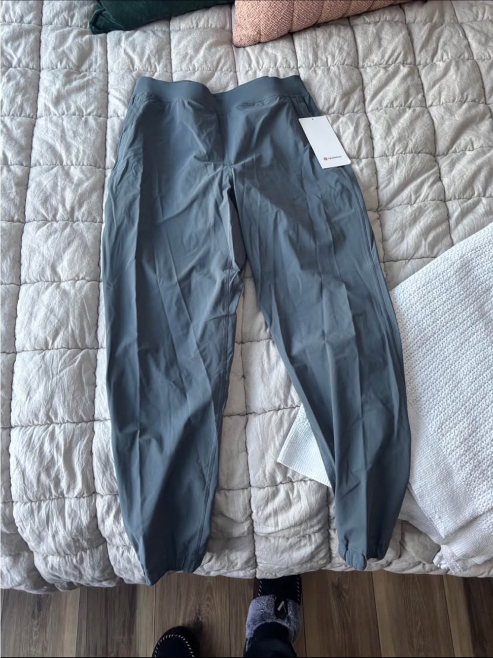 Slate Gray Jogger Pants - Lightweight Comfort